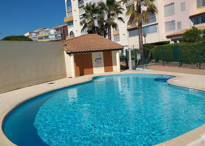 T2 Climatisé Proche Avec Piscine Et Parking - Fr-1-607-152 Appartamento Agde